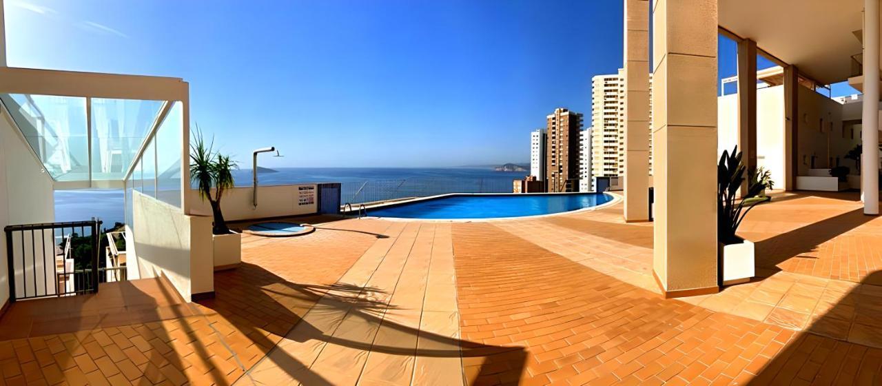 Spectacular Sea Views 2 Bedrooms In Villa Marina Benidorm Esterno foto